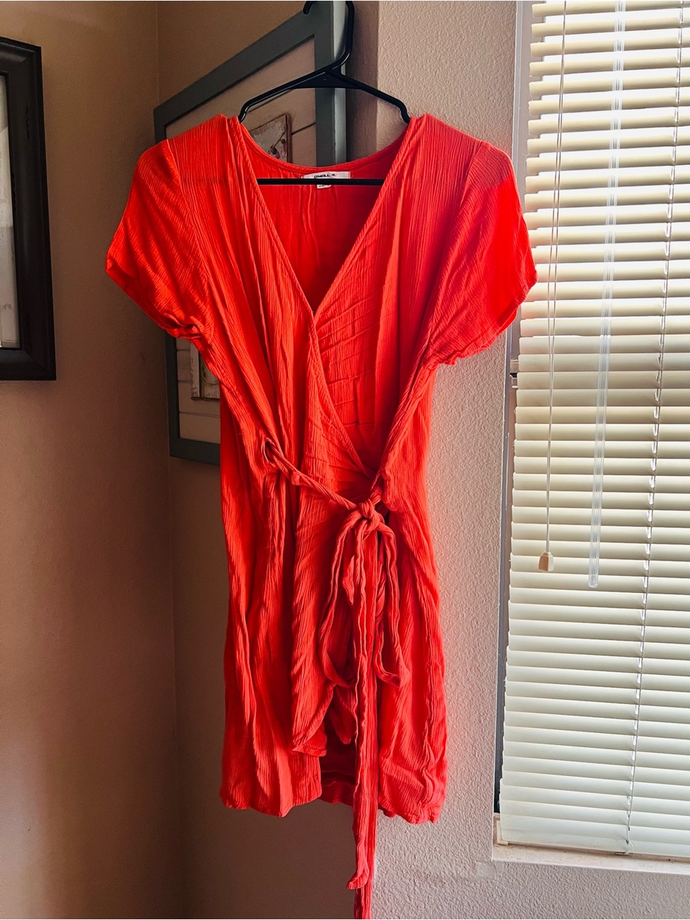 O’Neill Bright Coral Wrap Coverup